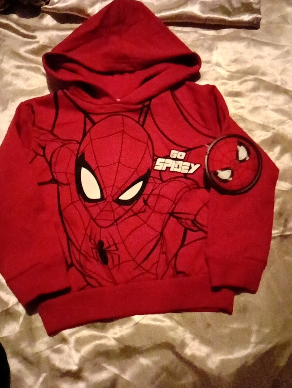 Marvel Red Spider-Man Kids Hoodie Sweatshirt